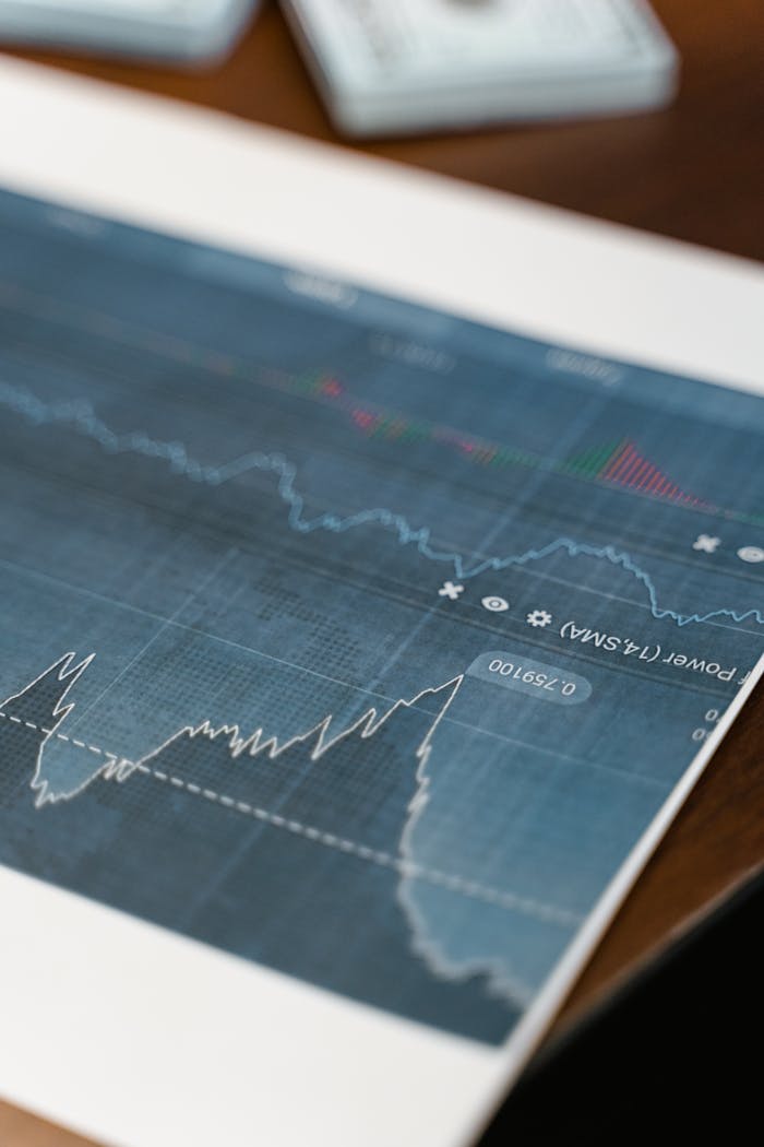 Services Detailed financial data chart showcasing stock market trends and analysis.